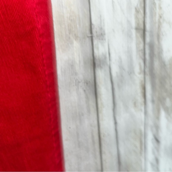 Loft Red Corduroy High Waist Skinny - Picture 5 of 7